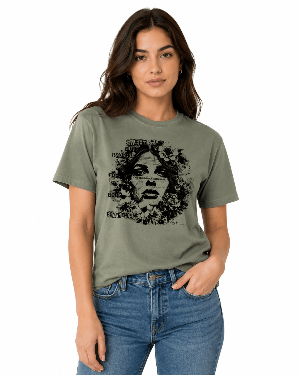Morally Gray Reader T-Shirt | "Sweet But Psycho" Book Lover Tee — Jeby's Creations