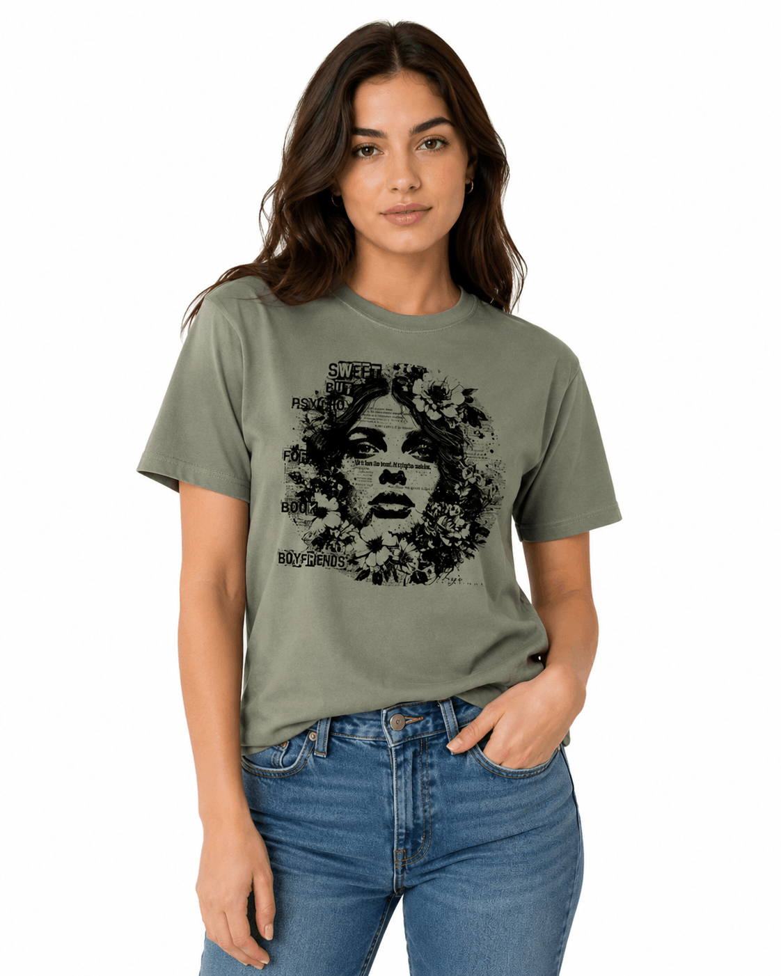 Morally Gray Reader T-Shirt | "Sweet But Psycho" Book Lover Tee — Jeby's Creations