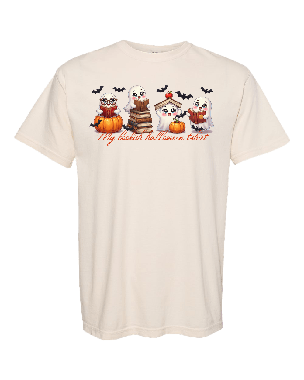 My Bookish Halloween T-Shirt | Cute Ghost Reader Graphic Tee — Jeby's Creations